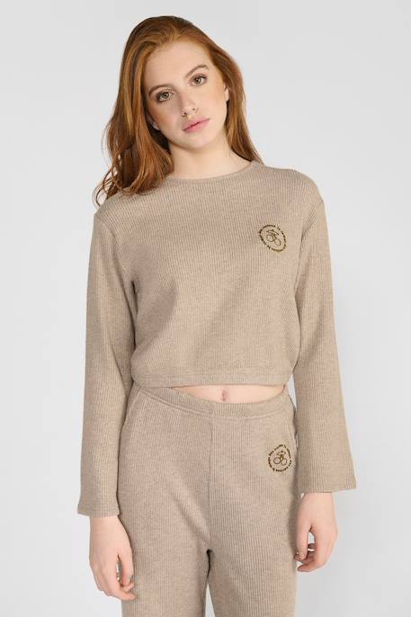 Fille-Pull, gilet, sweat-Sweat-shirt auregi