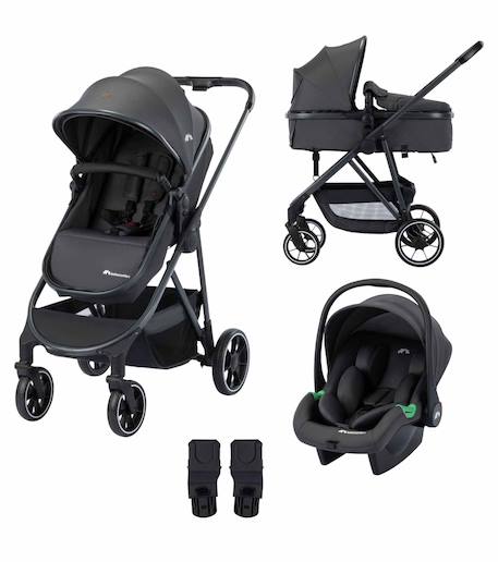Bébé Confort - Bebeconfort Poussette Trio Brume Avec Siège Auto I-size Mineral Graphite