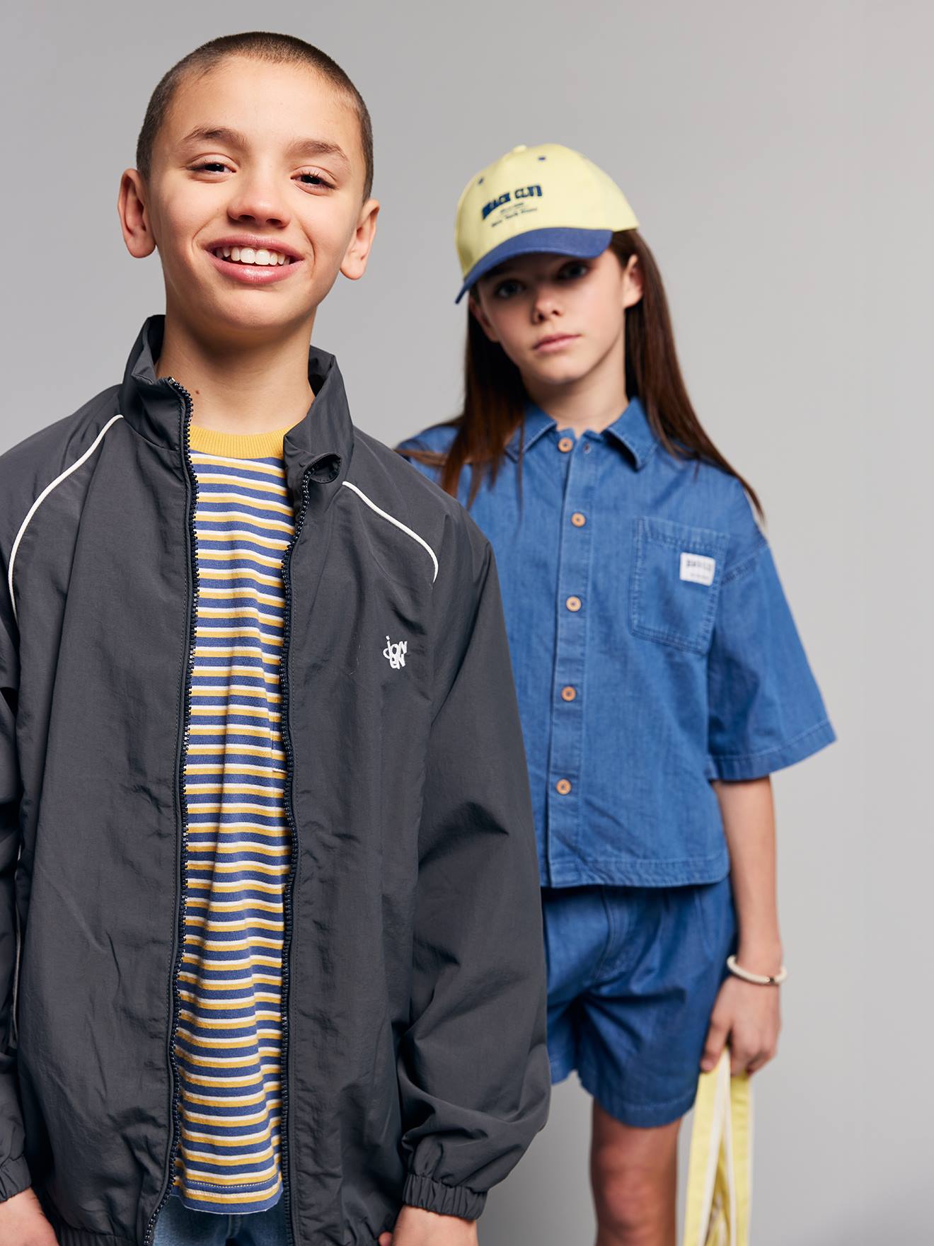 Veste sport zippée anthracite