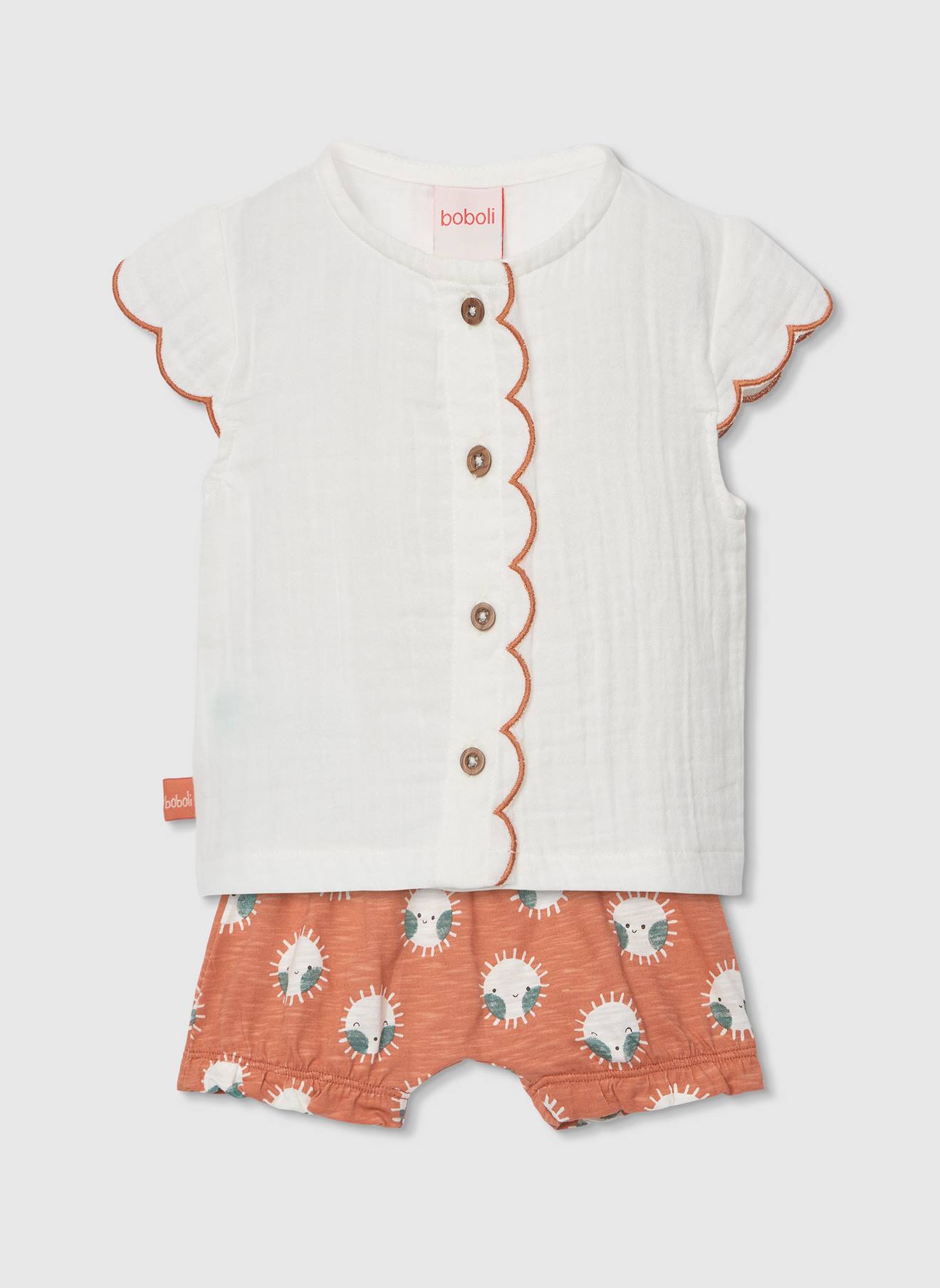 Ensemble Bb En Coton Blanc 16 €