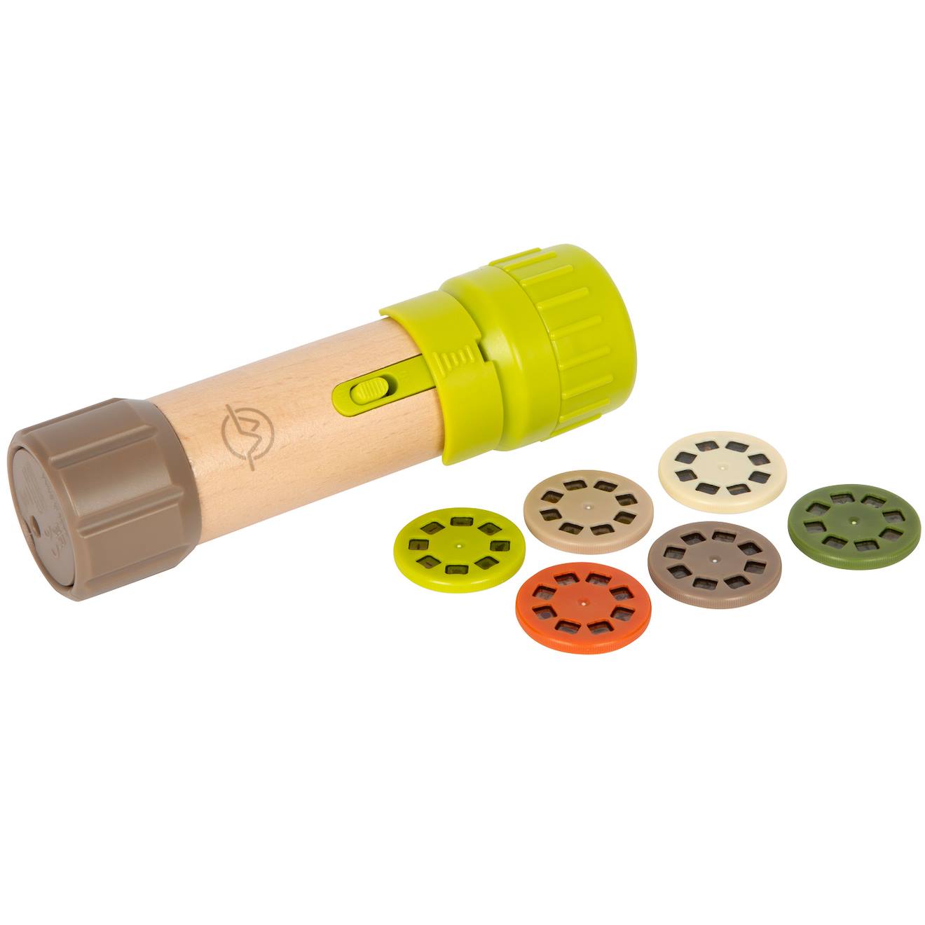 Lampe De Poche Enfant Avec Projecteur D images Éducatives Pour Exploration Scientifique Vert