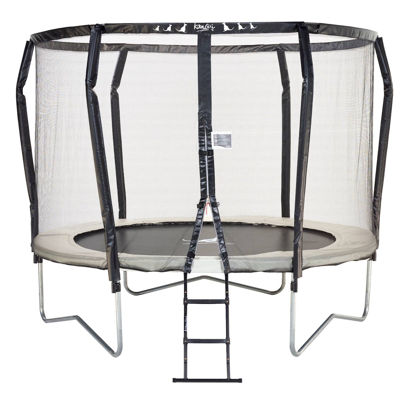 Trampoline Premium Ø 300?cm Avec Filet De Sécurité + Échelle - Famili 300 Beige