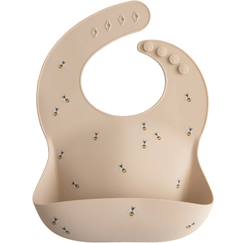 Puériculture-Bavoir à poche en silicone bee