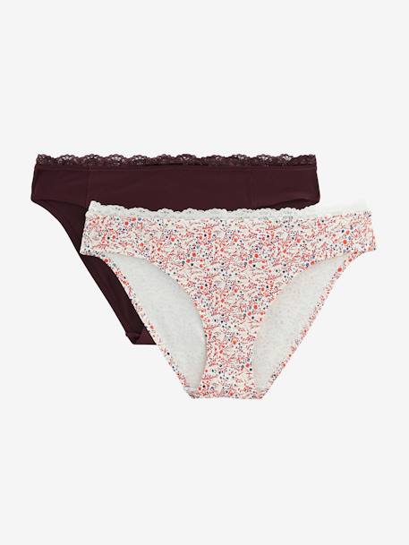 Lot de 2 shorties bordeaux 5 - vertbaudet enfant 