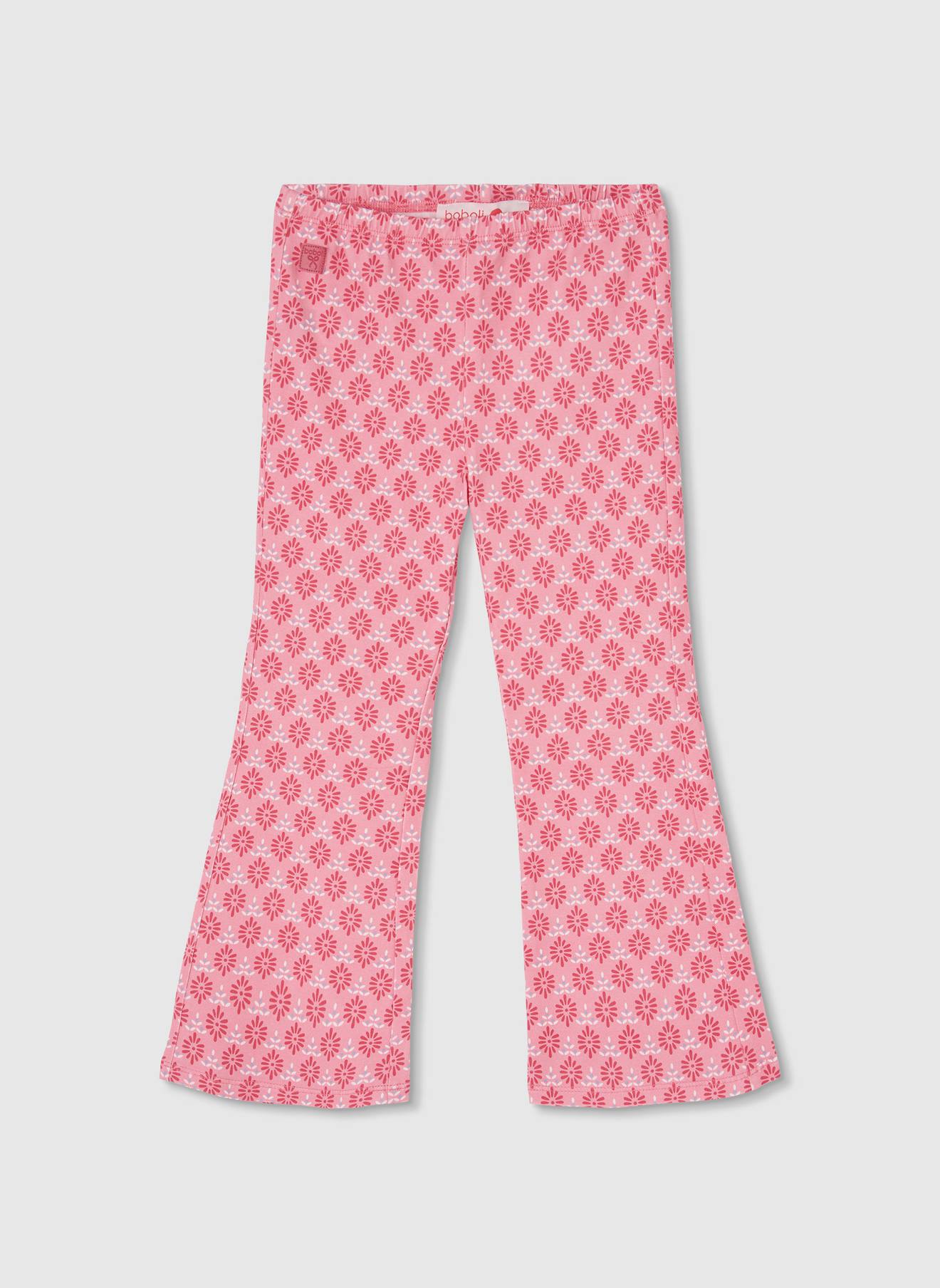 Leggings En Maille Imprimée Multicolore