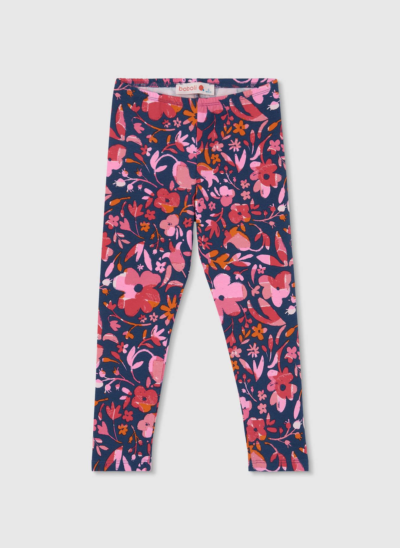 Leggings En Maille Imprimée Multicolore