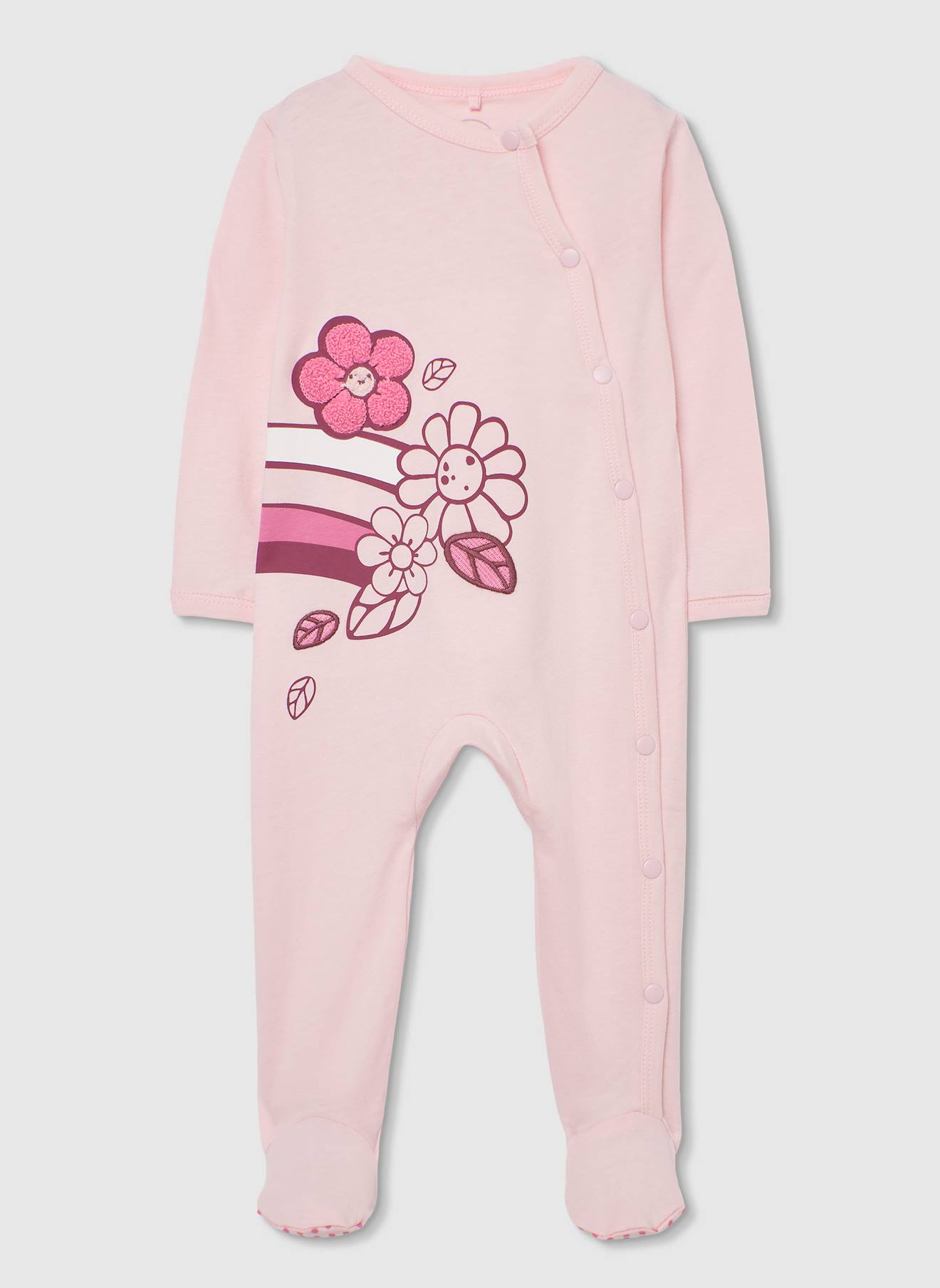 Pyjama Pour Bébé En Coton Rose