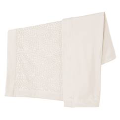 Couverture câline en coton bio à motif pois en relief seashells  - vertbaudet enfant