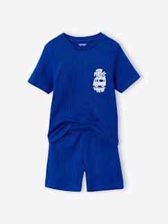 Pyjashort garçon côtelé  - vertbaudet enfant