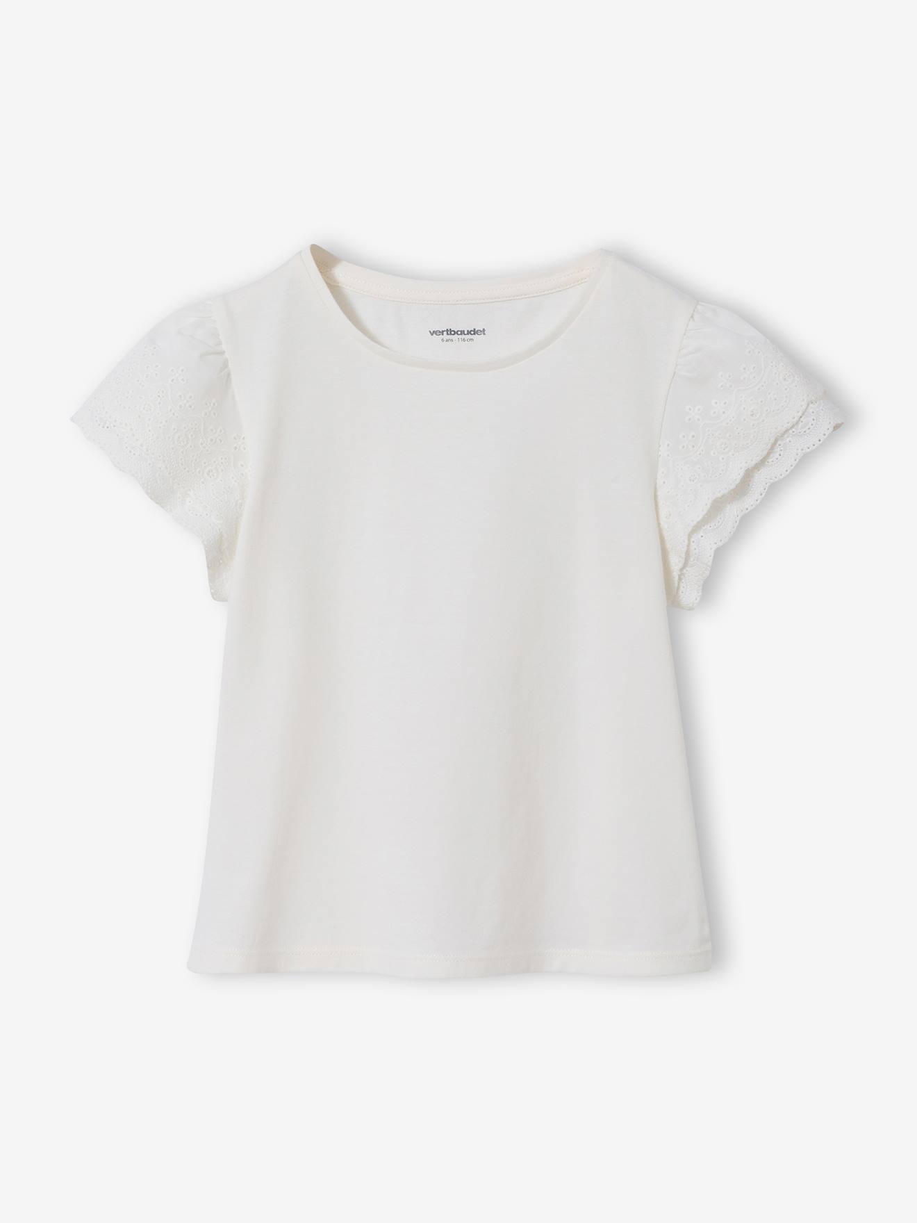 T-shirt manches courtes fille cru 8 €