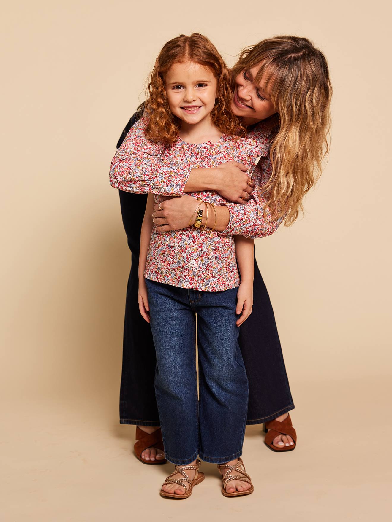 Blouse fille manches volantées bea