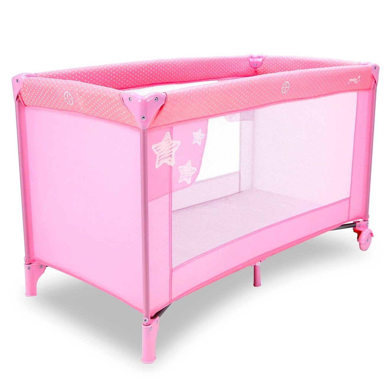 Lit Parapluie Voyage Baleares – Pliable Compact, Léger Rose