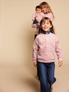-Sweat fille imprimé fleuri Capsule mère-fille