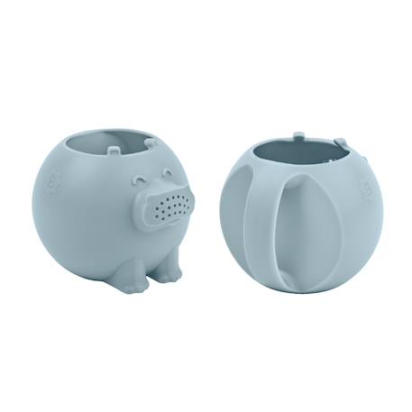 Badabulle - Jouet De Bain Arrosoir En Silicone Bleu