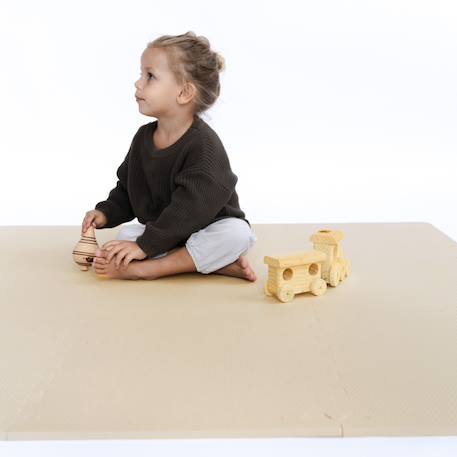 ToddleKind - Tapis De Jeu Bébé Et Enfant Classique Beige Clair