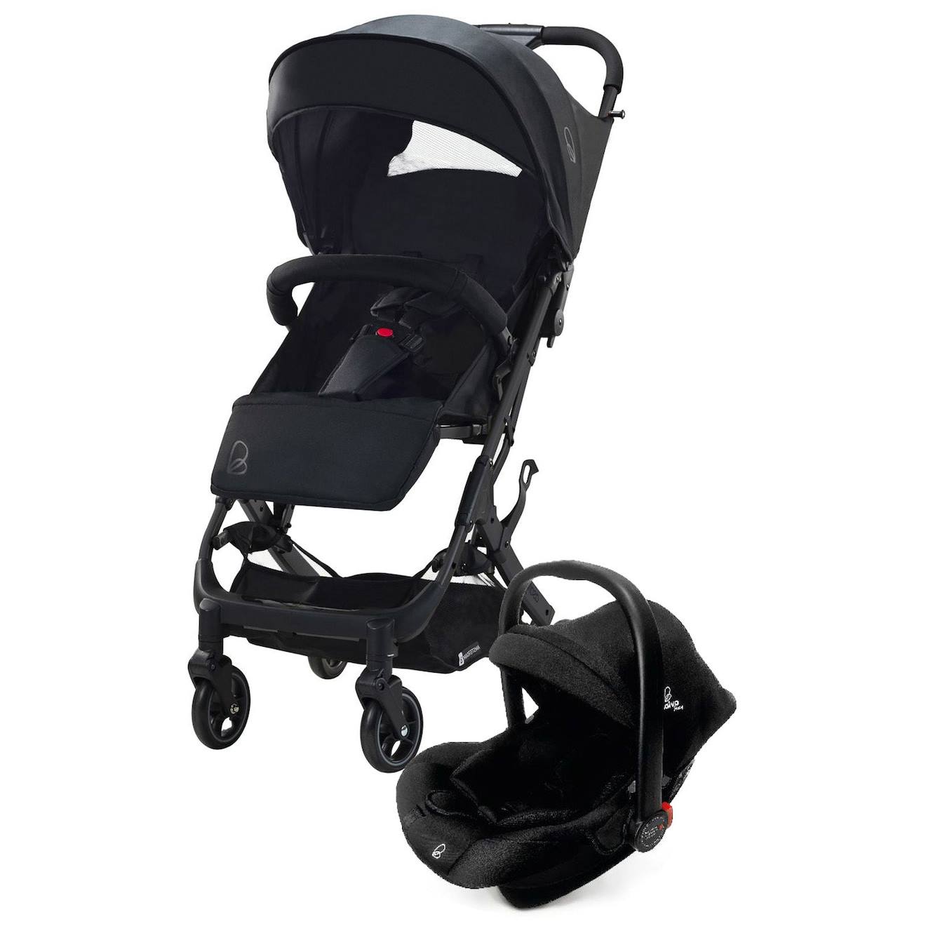 Duo Poussette Et Siège Auto Amsterdam Noir (Asalvo) - Couverture