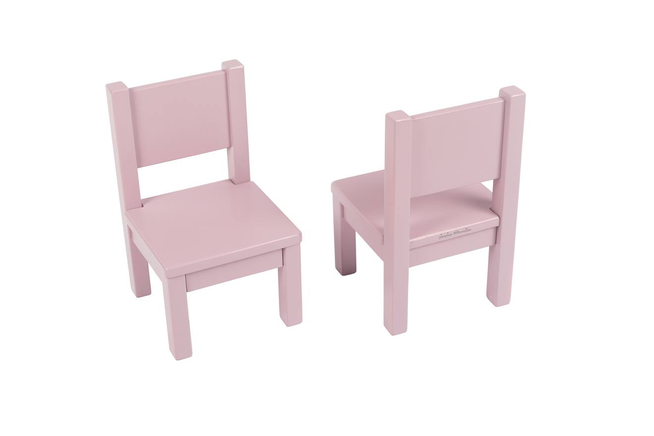 Lot De 2 Ma Première Chaise Enfant Montessori Mauve Bruyère 1-4 Ans Mauve Bruyère