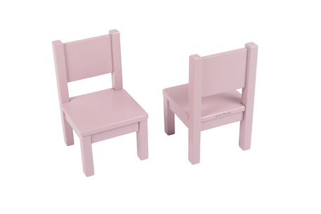 Pioupiou Et Merveilles - Lot De 2 Ma Première Chaise Enfant Montessori Mauve Bruyère 1-4 Ans Mauve Bruyère