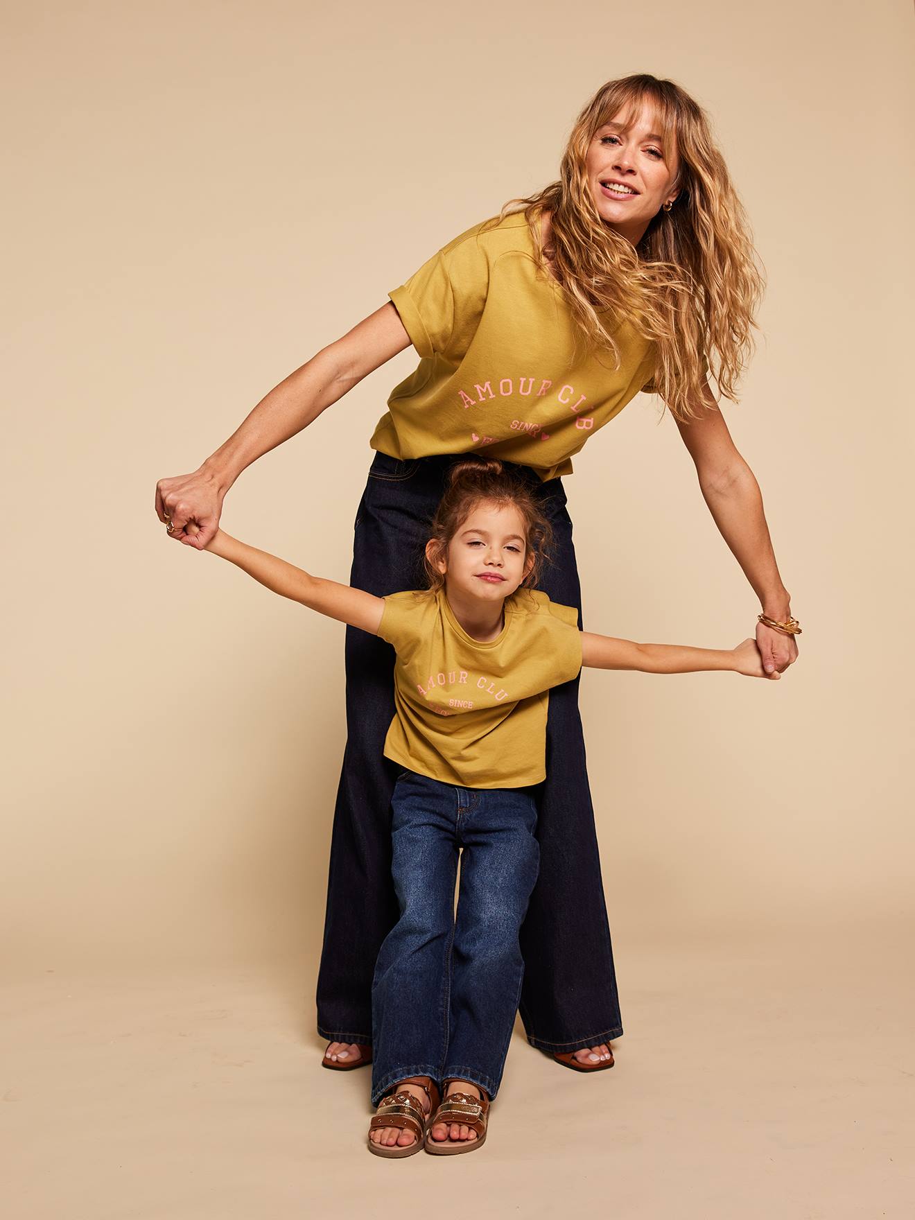 T-shirt fille coton bio olive
