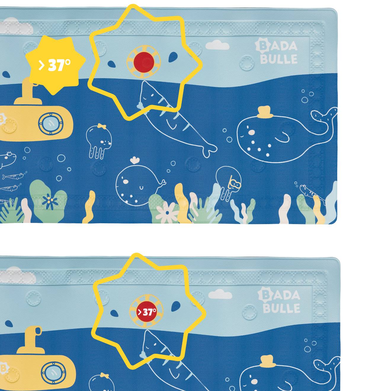 Tapis De Bain Témoin De Température Bleu (Badabulle) - Image 2