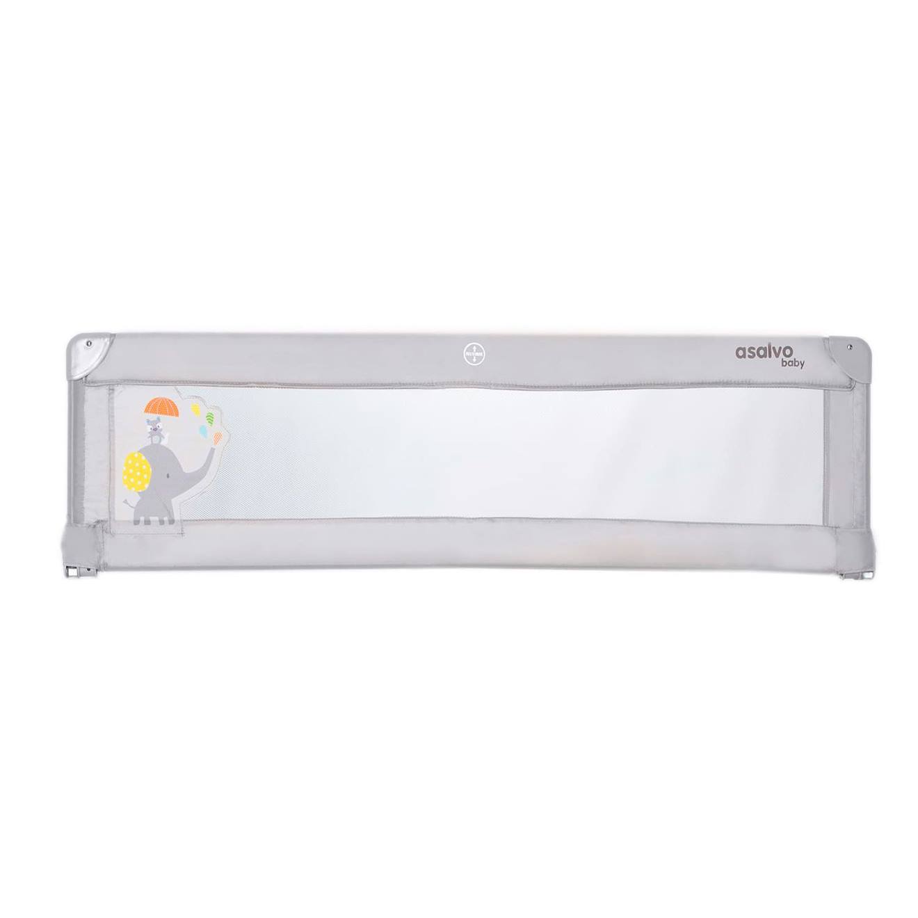 Barrière De Lit 150 Cm Pour Lit Standard Étoiles Gris