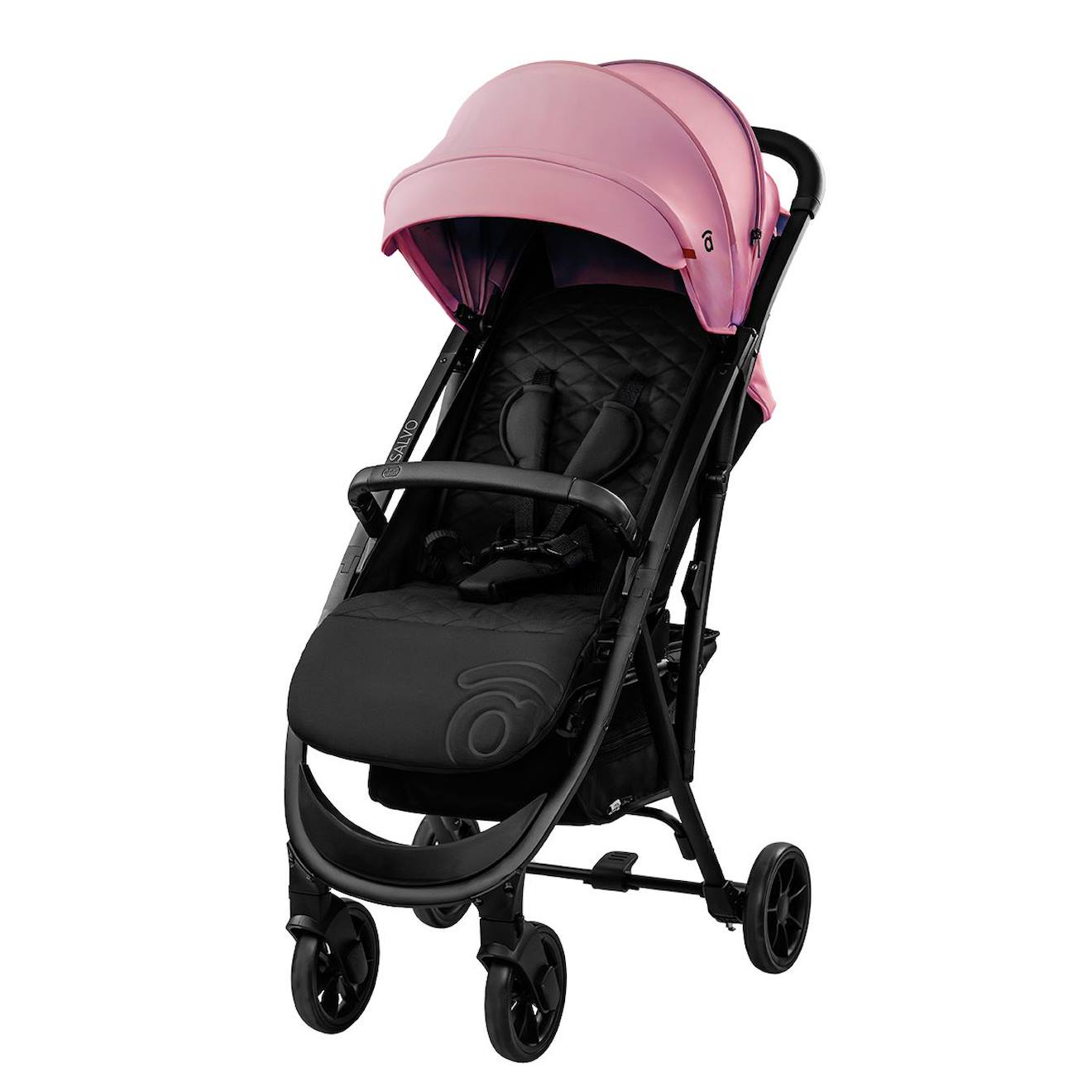 Poussette Cotton 2 Rose Et Noir