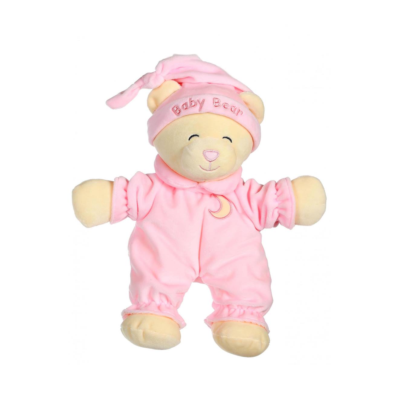 Peluche - Peluche Ourson Baby Bear Douceur Rose Pâle - 24 Cm Rose