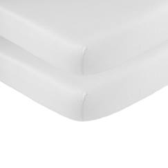 Lot de 2 draps-housses lit bébé  - vertbaudet enfant