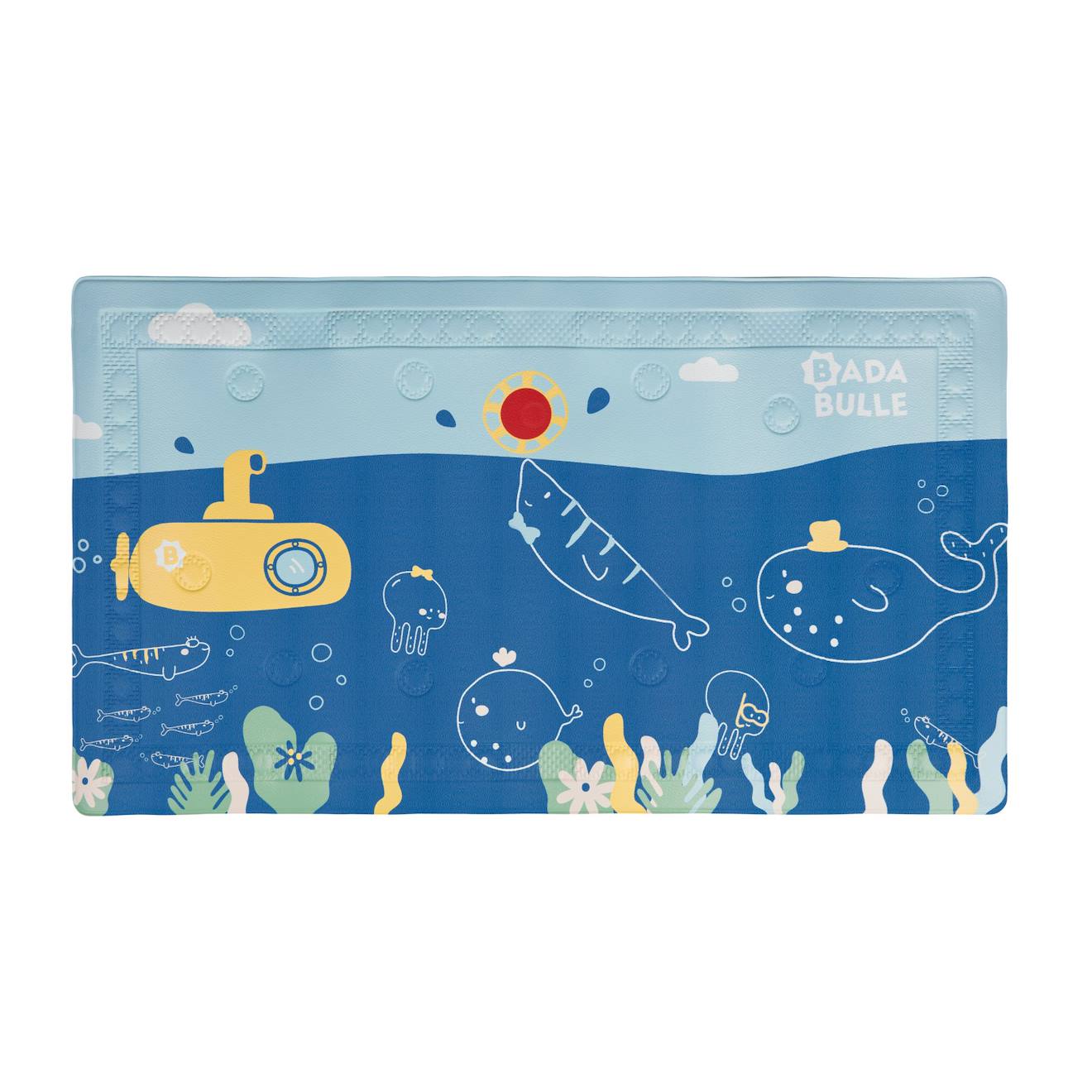 Tapis De Bain Témoin De Température Bleu