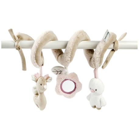 Nattou - Spirale D’activités Sensorielle Pour Bébé Beige, Rose