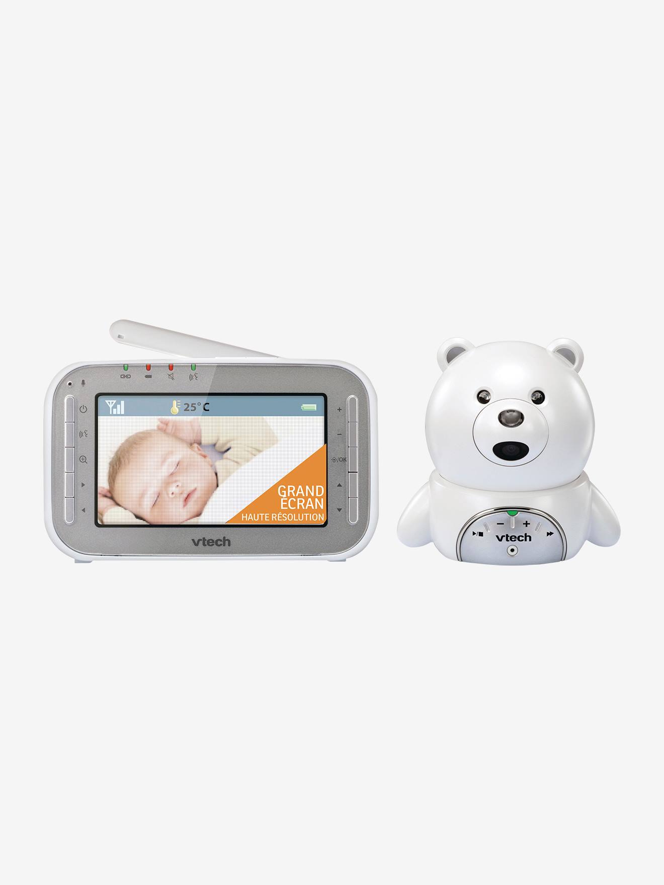Babyphone vidéo XL ourson BM4200 VTECH blanc