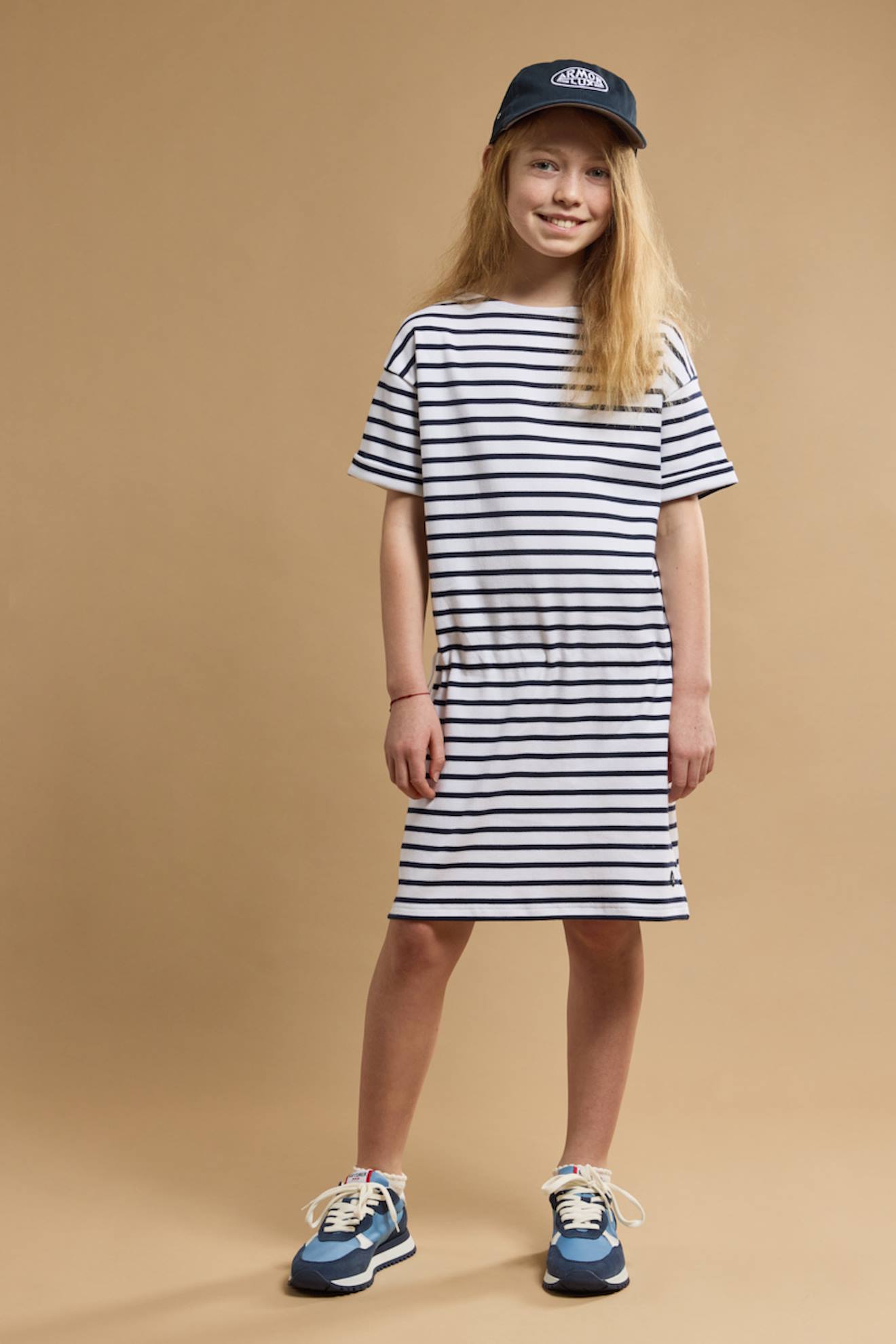 Robe Raye En Coton pais Enfant Blancmarine Deep 49 €