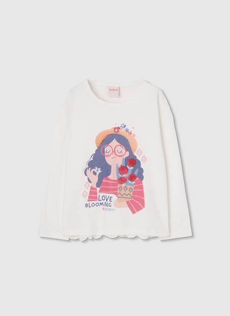 Fille-T-shirt fille en coton