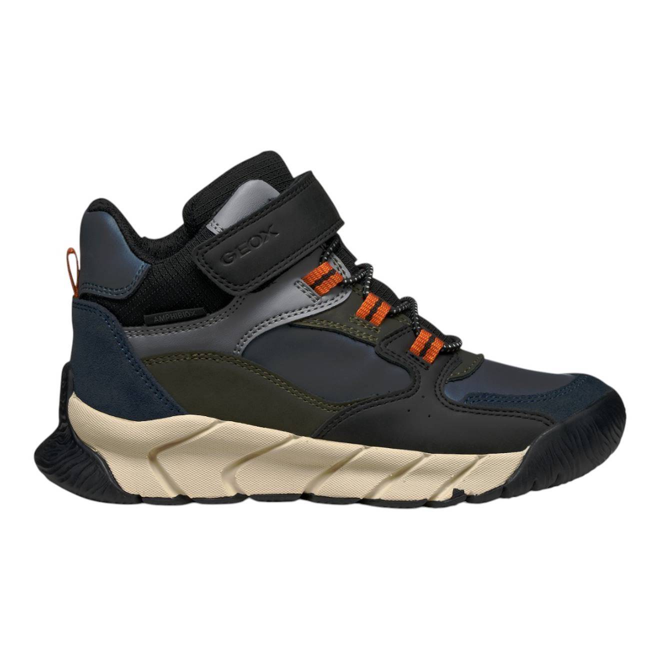 Bottines Cuir Et Synthétique - Flexyper Pro Abx Garçon Noir