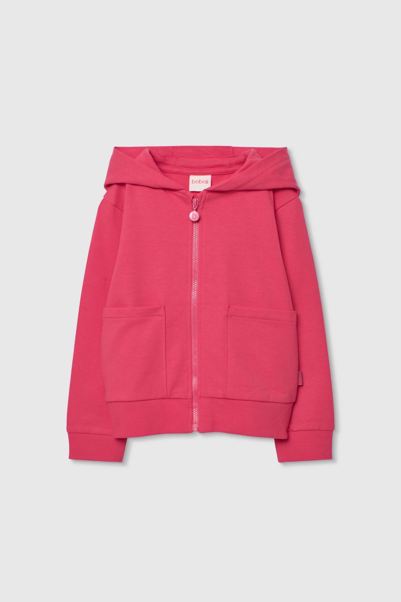 Gilet À Capuche Fille Rose