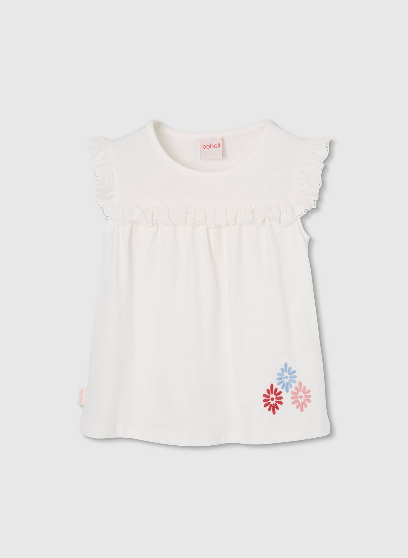 T-shirt Fille Coton Blanc 10 €