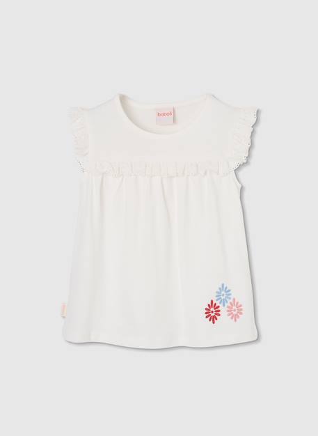 Fille-T-shirt fille coton