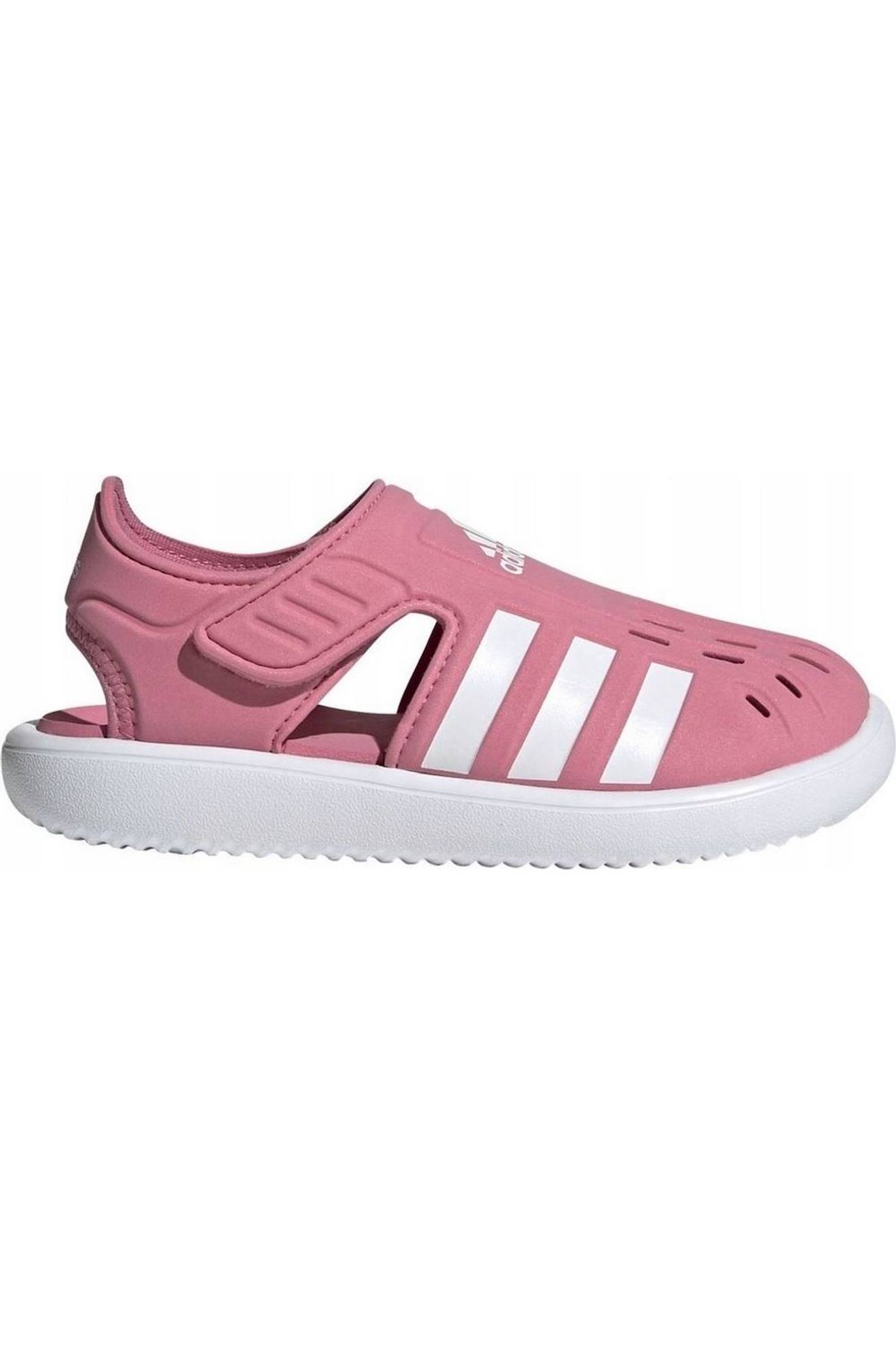Sandales Style 3 Rayures Rose