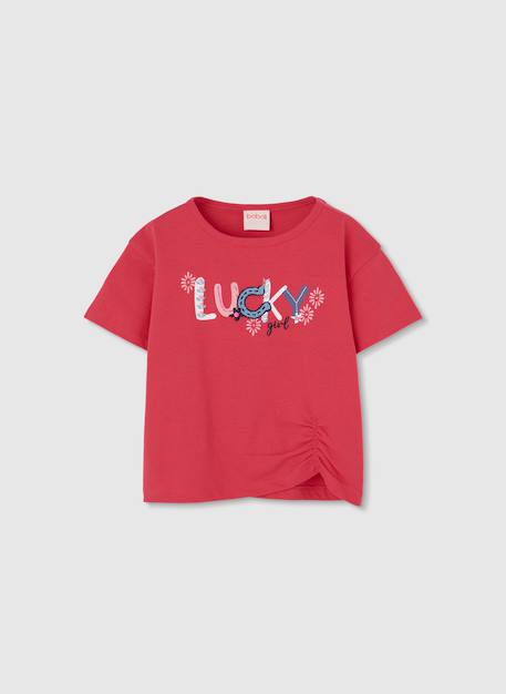 Fille-T-shirt, sous-pull-T-shirt fille coton