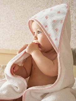 Cape de bain personnalisable et gant de toilette NOEUDS  - vertbaudet enfant