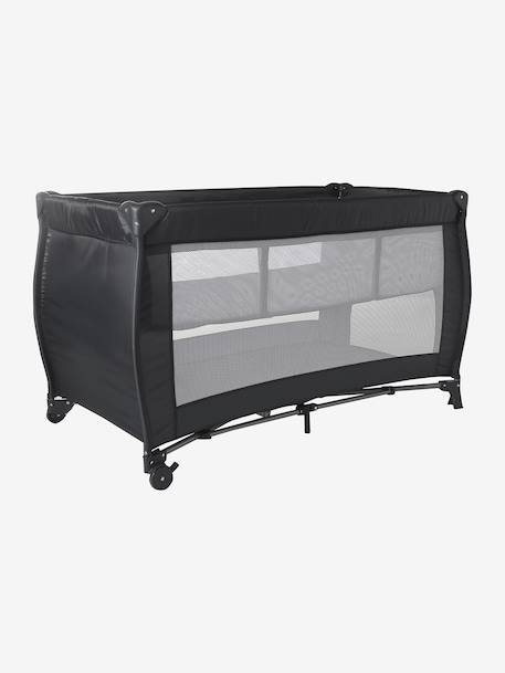 Vertbaudet - Lit pliant bébé 2 hauteurs de couchage anthracite