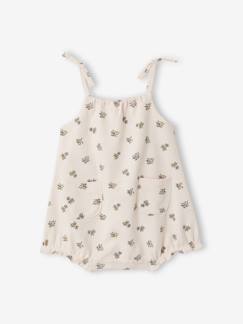 -Combinaison bébé fille coton bio
