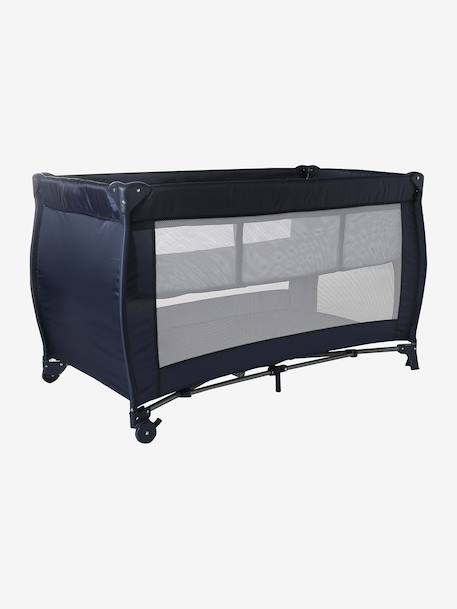 Vertbaudet - Lit pliant bébé 2 hauteurs de couchage marine