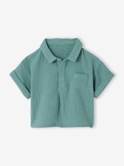 Bébé-Chemise, blouse-Chemise manches courtes 