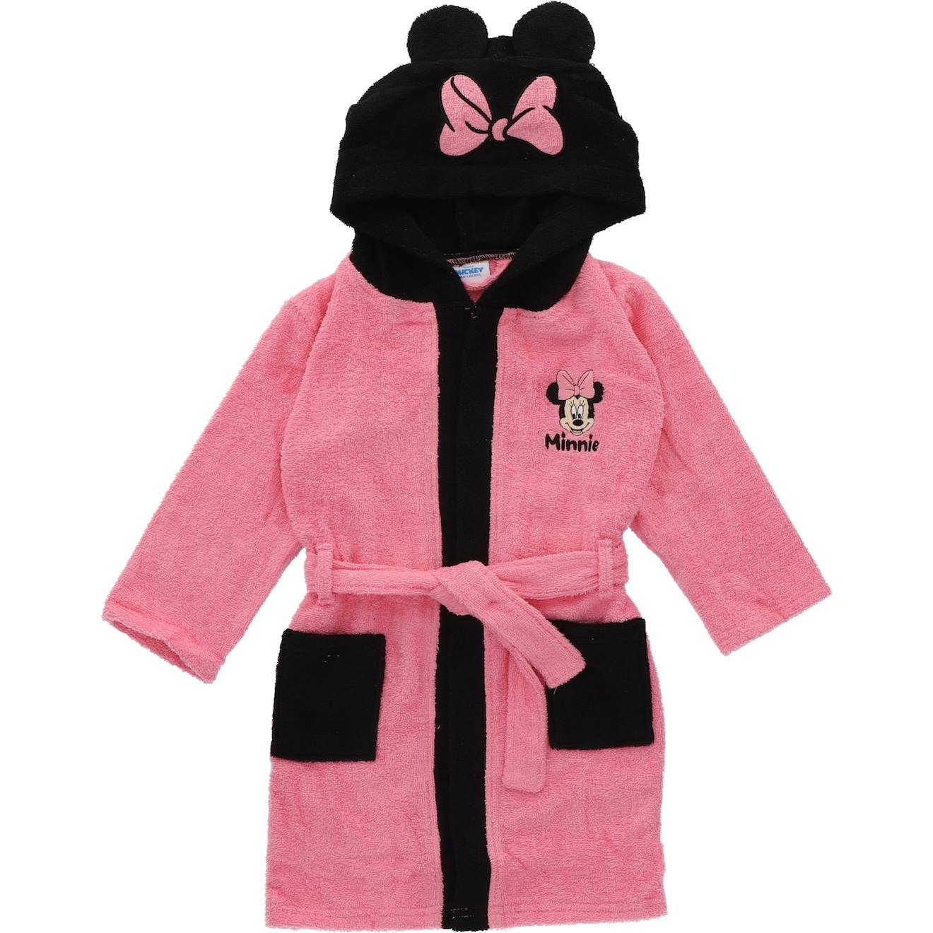 Peignoir De Bain Minnie Nœud Polyester Rose