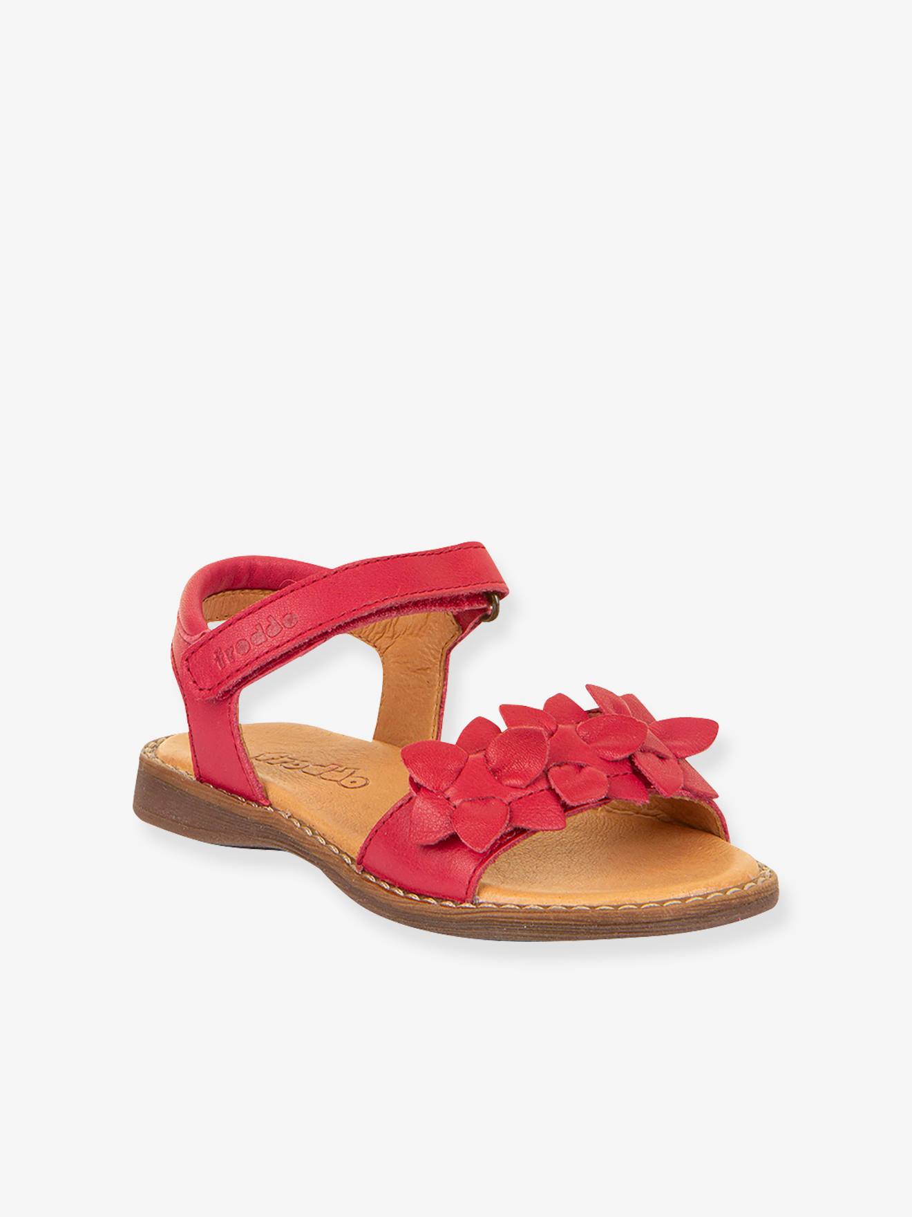 Sandales en cuir pour fille LORE FLOWERS froddo tomette