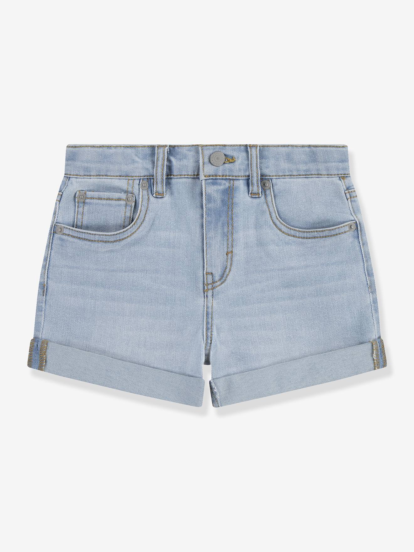 Short en jean Girlfriend shorts LEVI'S denim bleached