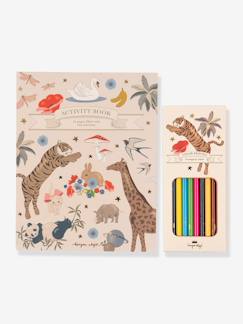 -Livre de coloriage et crayons KONGES SLOJD