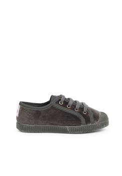 Baskets enfants en velours avec lacets  - vertbaudet enfant