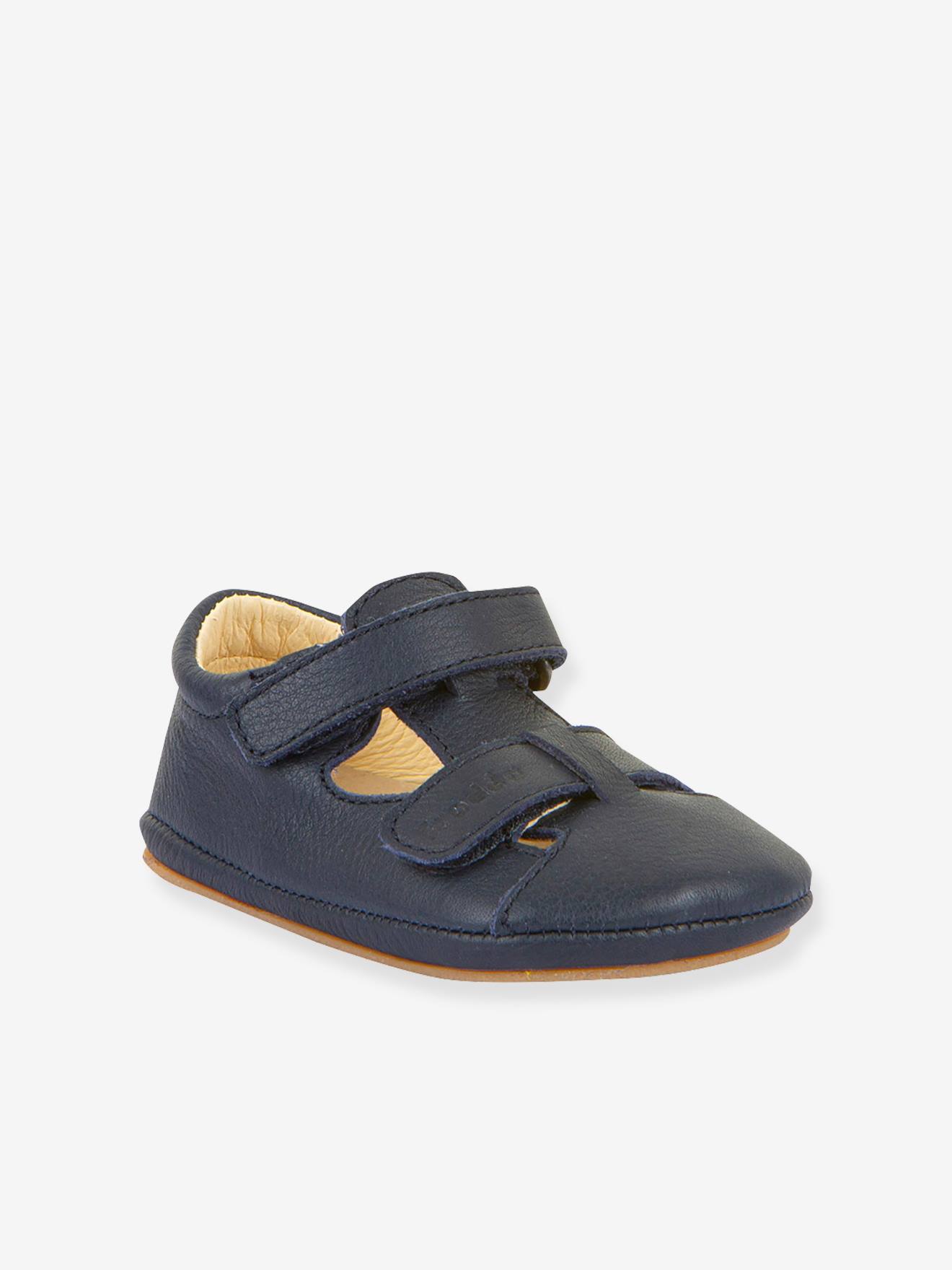 Sandales barefoot fille bébé Froddo bleu foncé